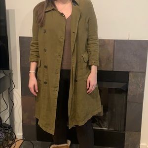 Zara, size small, army green jacket or dress
